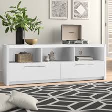 & up tv stands and entertainment centers to reflect your style and inspire your home. White Tv Stands Wayfair