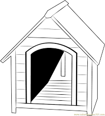 Find beautiful coloring pages at thecoloringbarn.com! Small Dog House Coloring Page For Kids Free Dog House Printable Coloring Pages Online For Kids Coloringpages101 Com Coloring Pages For Kids