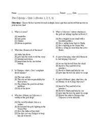 Built by trivia lovers for trivia lovers, this free online trivia game will test your ability to separate fact from fiction. Odyssey Book 5 Quiz Worksheets Teaching Resources Tpt