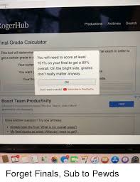 Check spelling or type a new query. Ulatpr Ogerhub Productions Archives Search Inal Grade Calculator Nal Exam In Order To This Tool Will Determine Get A Certain Grade In A Your Currer You Will Need To Score At Least 101