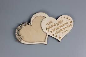 Bilderrahmen in herzform für verliebte, hochzeit, valentinstag. Bilderrahmen Herzform Personalisiert Mit Gravur Gluck Der Liebe