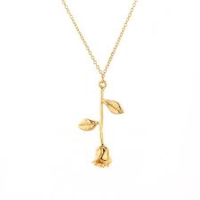 Gold Rose Necklace Rose Charm Necklace 22 Liked On Polyvore Featuring Jewelry Necklaces Rose Necklace Rose Necklace Rose Gold Jewelry Rose Gold Charms