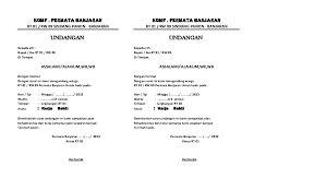 Lihat contoh surat setengah resmi jul 19 2020 penulis sebelum menulis contoh surat setengah resmi kita tentu akan memikirkan terutamanya dahulu topik apa yang hendak kita sampaikan. Download Xls Undangan Kerja Bakti Hesa Perdana Academia Edu