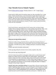 We did not find results for: Contoh Karya Ilmiah Populer Tentang Pendidikan Mosaicone