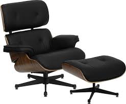 Hercules Presideo Grain Black Italian Leather Lounge Chair Ottoman Chair And Ottoman Set Chair And Ottoman Stylish Leather Chair