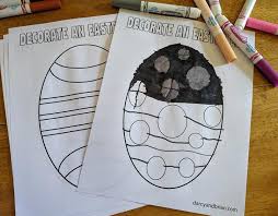 Whether you're using natural dyes, making them with shaving cream, or a traditional egg dying kit, it can be fun for everyone. Printable Easter Egg Coloring Pages For Kids