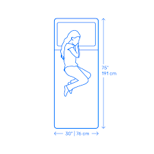 Slightly longer, the long single uses the same dimensions for width by adds length at 203 centimetres. Small Single Bed Dimensions Drawings Dimensions Com