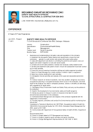 Apply quickly to various safety officer job openings in top companies! Lattest Resume June 2016