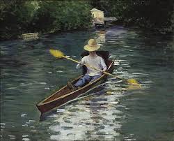 Gustave Caillebotte Canoe On The Yerres River 1878 Impressionismus Franzosische Maler Kunsthandel