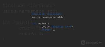 Pengertian switch case bahasa c++. Bagian Bagian Dan Struktur Kode Program C Belajar C
