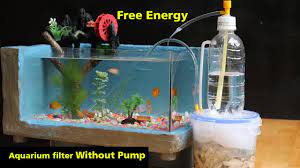 But the question is how to set up a fish tank filter correctly. Free Energy How To Make Aquarium Filter Without Pump Youtube