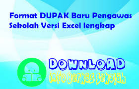 Ini format sesuai dengan peraturan menteri pendidikan dan kebudayaan nomor 143 tahun 2014. Format Dupak Gres Pengawas Sekolah Versi Excel Lengkap Blog Paperplane