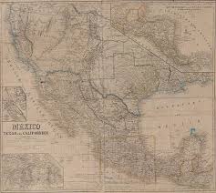 Sonora is a desert state in northern mexico. Map Usa Vintage Old Map Art Wall State Mexico Texas California Drawing By Art Makes Happy