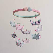 Giostrina Per Culla Con Barchette Origami Origamiart Papercraft Paper Diy Handmade Fai Da Te E Hobby Giocattoli Diy Origami