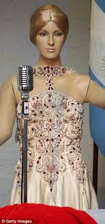 Madonna Eva Peron Embroidered Don T Cry For Me Argentina Gown From Evita Gowns Costumes Eva Peron