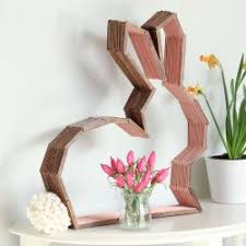 Shop.alwaysreview.com has been visited by 1m+ users in the past month Diy Modern Bunny Wall Decor Perfect For Easter Or A Nursery