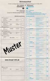 Die cdu scheint die wahl klar gewonnen zu haben. Landtagswahl Rlp 2016 Stimmzettel Www Breuer Info De
