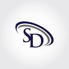 The sd logo is registered with the u.s. Monogram Sd Logo Design By Vectorseller Thehungryjpeg Com
