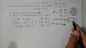 3x2 cara mudah kesamaan matriks cara mudah integral tertentu. Tutorial Cara Menyelesaikan Dan Menentukan Nilai Variabel Pada Kesamaan Matriks Part 3 Youtube