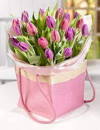 Mother S Day Tulip Gift Bag Flowers Tulips All Flowers Love Rose