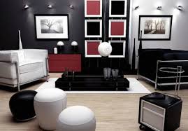 Navy and black living room with emerald furniture and an antique fireplace. Red Black And White Living Room Decor 1144x798 Wallpaper Teahub Io