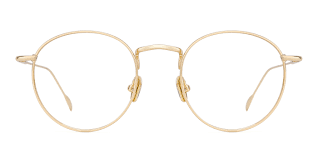 Henk Eyeglasses In Gold Color Blue Light Filter Eyeglasses Tijn Eyewear Shop Prescription Eyeglasses Blue Light Filter Glasses Online