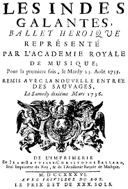 Jesuits, adventurers, the first translations of the arabian nights. Les Indes Galantes Wikipedia