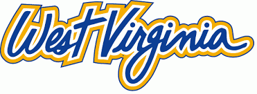 The w is attached to the western side of the outline and the v to the south east side. West Virginia Mountaineers Wordmark Logo Ncaa Division I U Z Ncaa U Z Chris Creamer S Sports Logos Page Sportslogos Net