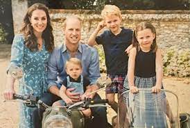 The cambridge siblings are so cute. From Macho Prince William To Leader Of The Pack Kate Middleton How The Cambridge S Christmas Cards Have Evolved