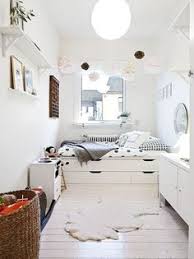 14 Amazing Ideas For Narrow Bedroom Designs That Can Make Your Sleep Comfortable Small Master Bedroom Platform Bed With Storage Narrow Bedroom