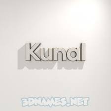 Right now, the game is on the rise because when you create a free fire account for the first time, it will ask you to choose your character name. Kunal 3d Name Wallpaper