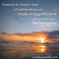 And god said, let there be light, and there was light. And God Quotes About Nature Quotesgram