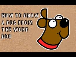 Our beginner guide will walk you through how to draw a dog, plus bonus tips on making your drawing more realistic. How To Draw A Dog From The Word Dog Word Drawing For Kids Youtube