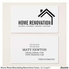 House Home Remodeling Renovation Construction Business Card Zazzle Ca Construction Business Cards Remodeling Business Home Remodeling