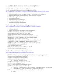 Answer these questions before you begin the lab. Electromagnetic Waves Worksheet Answer Key Promotiontablecovers