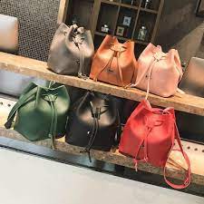 new pumping women s shoulder bag korean version of the wild bucket bag retro casual women s bag change mobile phone diagonal package 버킷백