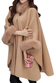 Vind fantastische aanbiedingen voor coat fur collar camel. Mlg Womens Fur Collar Long Sleeve Big Hem Casual Woolen Coat Cloak Overcoat Camel L Buy Online In Faroe Islands At Faroe Desertcart Com Productid 49743930