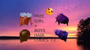 But one of the issues is that the best looking hairstyles are in the premium category can cost money to get them. Free Roblox Hair Codes Youtube