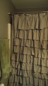 Ruffle Shower Curtain Would Have To Be A Different Color Ruffle Shower Curtains Home Design Decor Ruffle Curtains