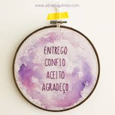 Embroidery And Watercolor Translation Give Trust Accept Thank Bordado Com Aquarela Yoga Meditation Mantra Meditacao Mantras Meditation Embroidery