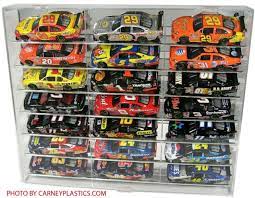 Buy diecast nascar racecars and get the best deals at the lowest prices on ebay! Wooden Display Collector Shelf Collectibles Case 24 Compartments Easy Varnish For Sale Online Ebay