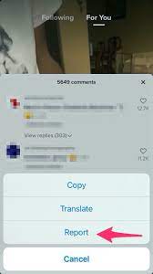 How To Report An Account In Tik Tok
