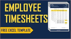 Employee Timesheets Excel Template Time Card Work Hours Calculator Youtube