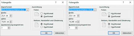 Im nun geöffneten menü klickt ihr auf den. Powerpoint Foliengrosse Und Masse Mikschulz