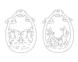 Laubsagen Ostern 5x Vorlagen Osterhase Osterdeko Vorlage Osterhase Laubsage Vorlagen Weihnachten Und Ostern