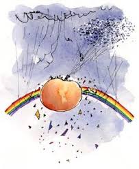 James and the giant peach. An Illustration By Quentin Blake From James And The Giant Peach By Roald Dahl The Novel Manages To Quentin Blake Illustrations The Giant Peach Quentin Blake