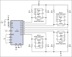 It can be used to turn one circuit on and off, or to switch power between two different circuits. Ic Drives Up To Four Single Coil Latching Relays