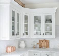 How To Style Glass Kitchen Cabinets White Kitchen Cabinets With Glass Glass Kitchen Cabinets Glass Fronted Kitchen Cabinets Glass Kitchen Cabinet Doors