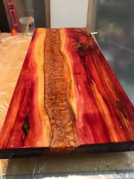Cedar River Table Copper Color Diy Resin River Table Wood Table Design Epoxy Table Top
