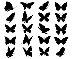 Free Free 189 Silhouette Simple Butterfly Svg SVG PNG EPS DXF File